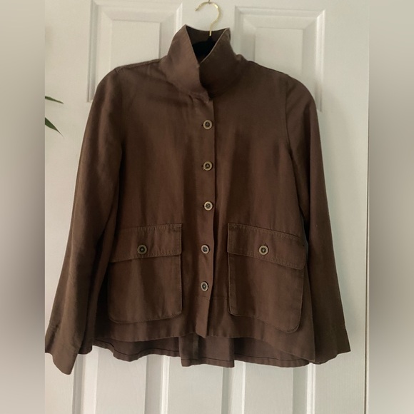 O'Neill Jackets & Blazers - O'Neill Women's Cropped Swing Jacket in Brown